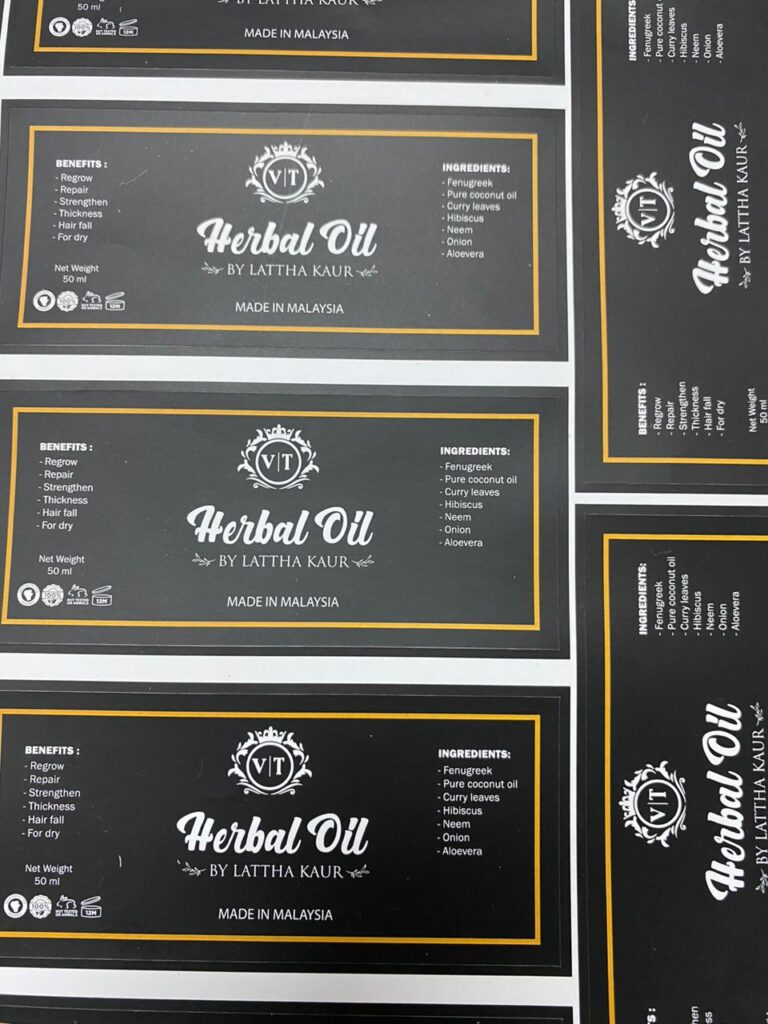 Requisition Sticker LABEL STICKER WATERPROOF (REQUEST QUOTATION) - Online Packaging ...