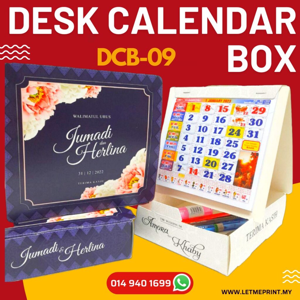 Date Calander Box Desk Calendar Box Album 1 - Online Packaging Printing Solution